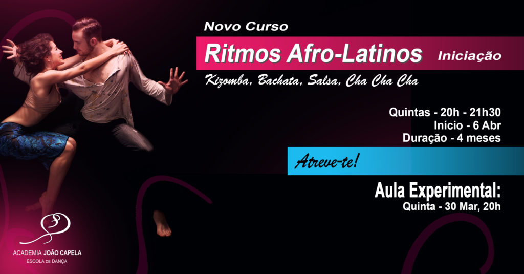 Curso Ritmos Afro Latinas Abril