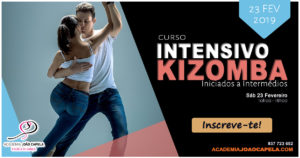 Curso Intensivo Kizomba Iniciados a Intermédios Barcelos23 Fev 2019
