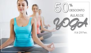 50% Aulas de Yoga em Fev 2020 - Barcelos