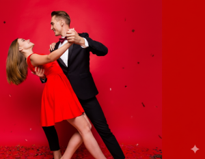 Casal de namorados faz bonita queda na dança do dia dos namorados